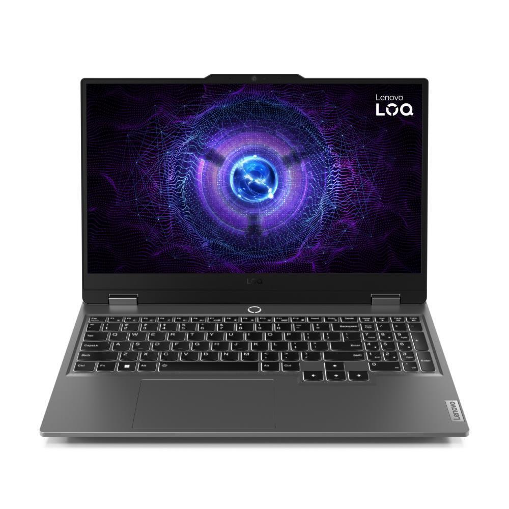 Notebook LENOVO LOQ 15IAX9 CPU Core i5 i5-12450HX 2400 MHz 15.6" 1920x1080 RAM 16GB DDR5 4800 MHz SSD 512GB NVIDIA GeForce RTX 3050 6GB ENG Grey 2.38 kg 83GS002NPB