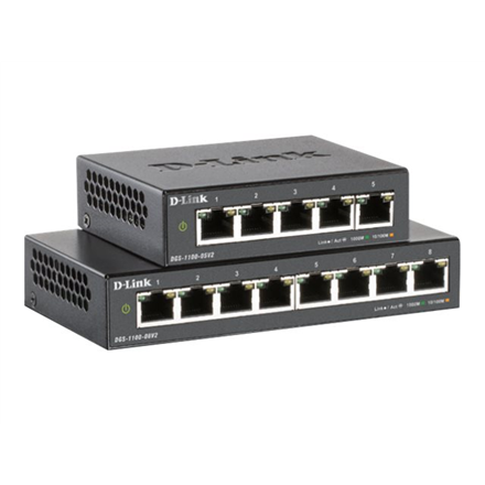 D-Link | 5-Port Gigabit PoE Smart Managed Switch and PoE Extender | DGS-1100-05PDV2 | Web managed | Desktop | Power supp