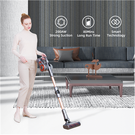 Jimmy | Vacuum Cleaner | H9 Pro | Cordless operating | 600 W | 28.8 V | Operating time (max) 80 min | Silver/Cooper | Wa