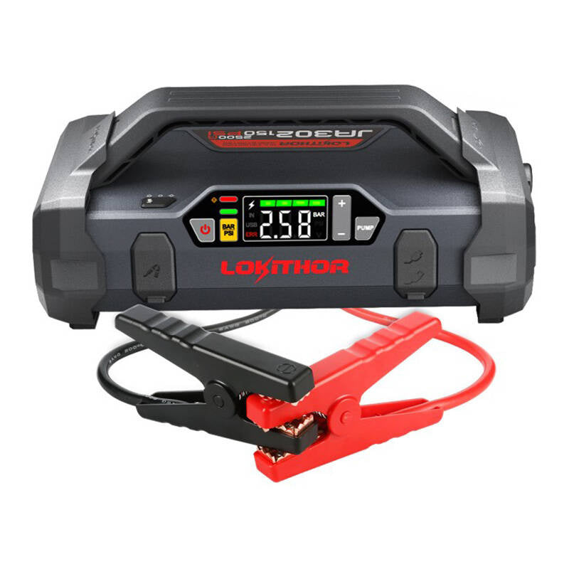 Lokithor JA302 Jump Starter / Booster 2500A + Powerbank 20000mAh + Compressor + Flashlight 4-in-1 Device - Product Image 1
