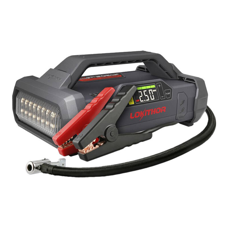 Lokithor JA302 Jump Starter / Booster 2500A + Powerbank 20000mAh + Compressor + Flashlight 4-in-1 Device - Product Image 2