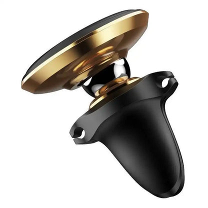 Baseus Magnetic Air Vent Car Mount Holder with cable clip Gold - Product Image 5