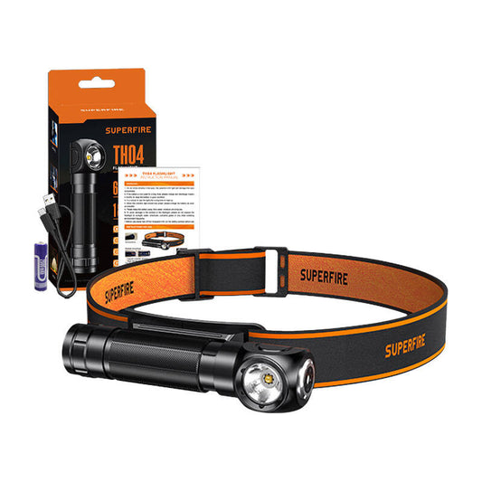 2-in-1 Headlamp Superfire TH04, 600lm, USB-C - Product Image 2
