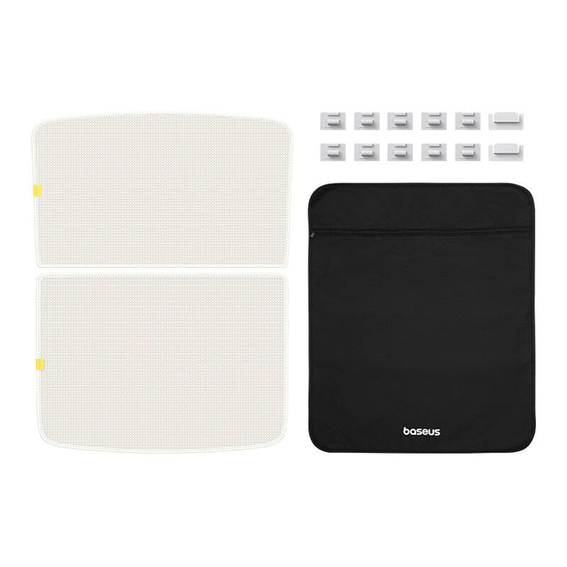 Sunshade for Tesla Model Y Baseus T-Space Series - double layer (white) - Product Image 7