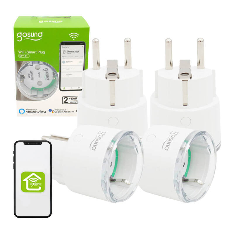 Smart plug WiFi Gosund SP111 3680W 16A, Tuya 4-pack - Product Image 6
