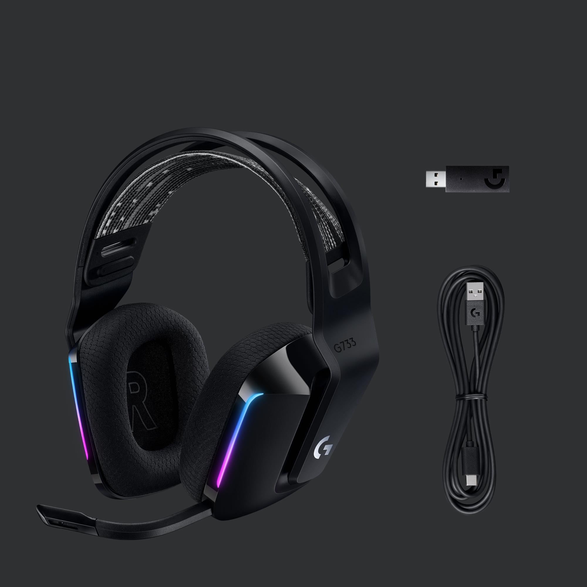 HEADSET GAMING G733 RGB WRL/BLACK 981-000864 LOGITECH