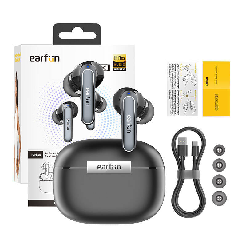 Earphones TWS EarFun Air2  (black) - Product Image 3
