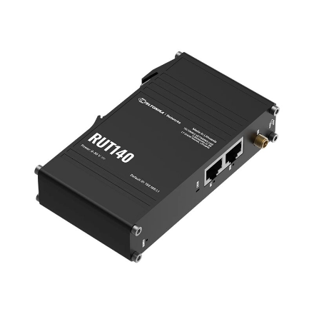 Ethernet Router | RUT140 | 802.11n | 10/100 Mbit/s | Ethernet LAN (RJ-45) ports 1 | Mesh Support Yes | MU-MiMO No | No m