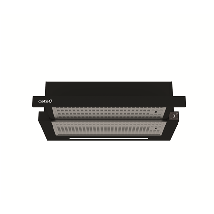 CATA Hood | TFH 6430 GBK | Telescopic | Energy efficiency class A+ | Width 59.8 cm | 391.5 m³/h | Electronic | LED | Bla