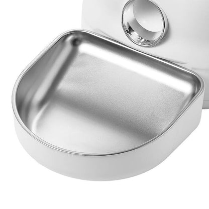 Automatic Pet Feeder with metal bowl Dogness (white) - Product Image 3