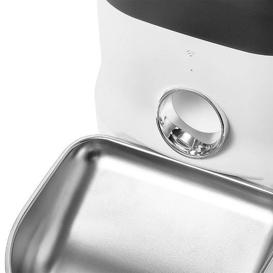 Automatic Pet Feeder with metal bowl Dogness (white) - Product Image 2