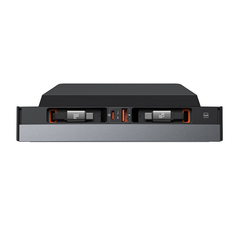 Hub Baseus T-Space with USB-C to USB-C cables for Tesla Cars (black) - Product Image 3