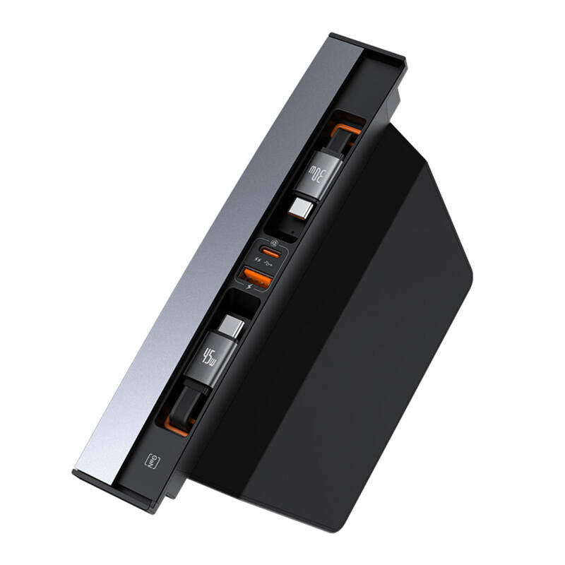 Hub Baseus T-Space with USB-C to USB-C cables for Tesla Cars (black) - Product Image 6