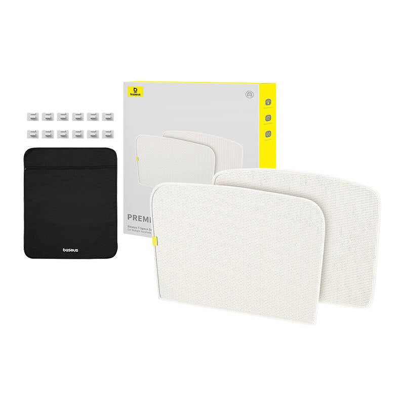 Car Skylight Sunshade Double Layer Version Baseus T-Space for Tesla Model 3  (white) - Product Image 10