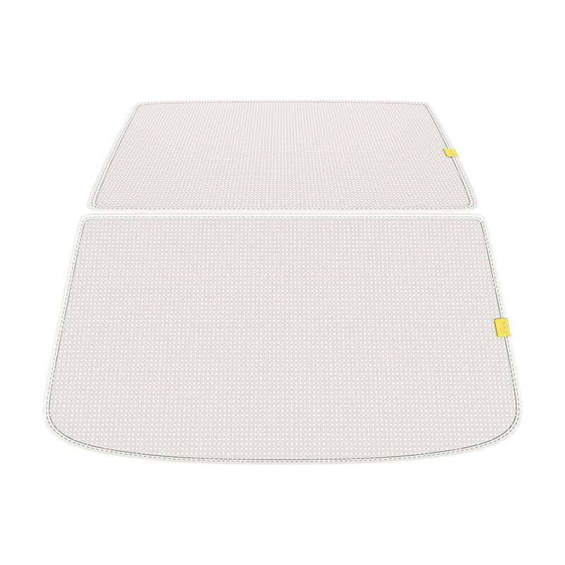 Car Skylight Sunshade Double Layer Version Baseus T-Space for Tesla Model 3  (white) - Product Image 4