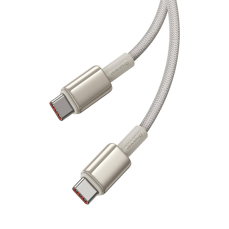 Cable USB-C do USB-C Baseus Tungsten Gold, 100W, 1m (złoty) - Product Image 5
