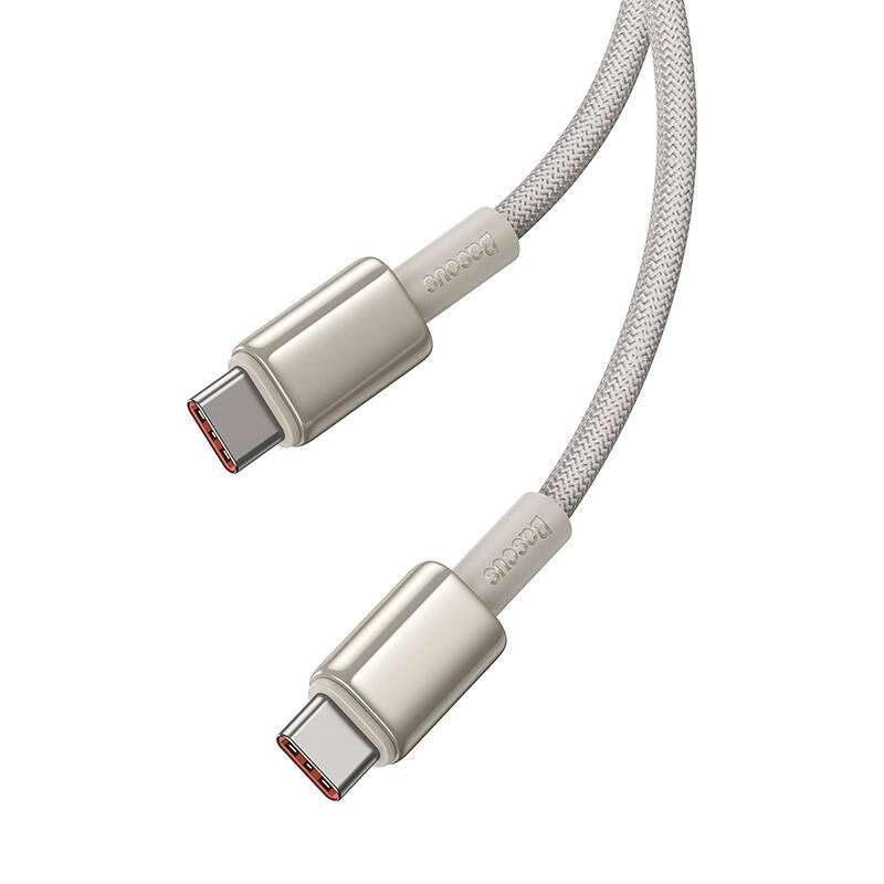 Cable USB-C do USB-C Baseus Tungsten Gold, 100W, 2m (złoty) - Product Image 4