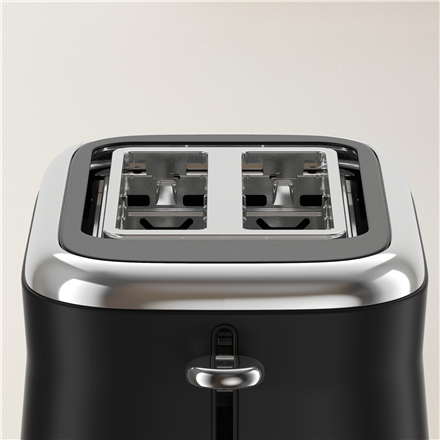 TEFAL Toaster | TT7208E0 Collection Retro | Power 850 W | Number of slots 2 | Housing material Stainless steel | Black