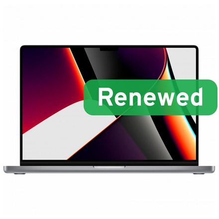 Apple Renewed Grade B | MacBook Pro 16 A2485 | 16 " | 32 GB | SSD | 1000 GB | Apple M1 Max 10-core CPU | macOS | Keyboar