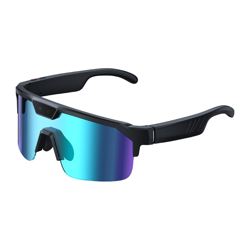 ZEBLAZE Q01 Blue AI Sports Sunglasses - Image 1