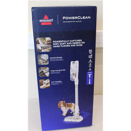 SALE OUT. Bissell Stick Vacuum | PowerClean | Cordless operating | 200 W | Operating time (max) 40 min | Warm White/Gray