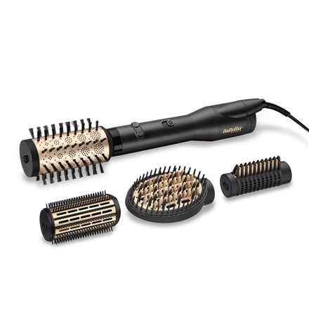 BABYLISS | Hair styling comb | AS970E | Ion conditioning | Number of heating levels 3 | 650 W | Black/Gold