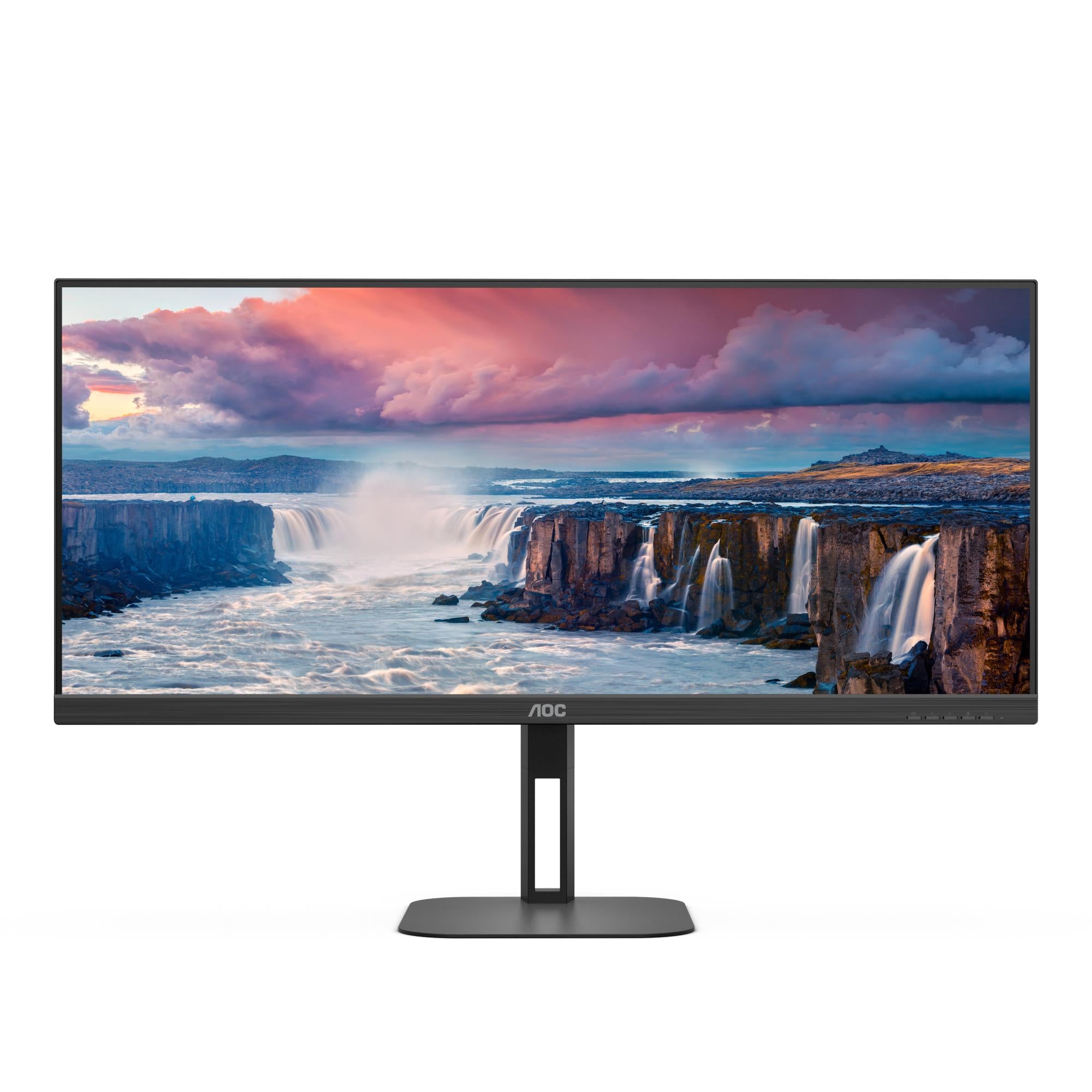 LCD Monitor AOC 34 " 3440 x 1440 pixels UltraWide Quad HD Native aspect ratio 21:9 LCD Flat U34V5C/BK