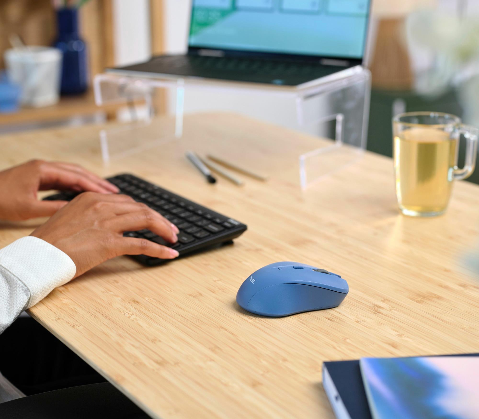 MOUSE USB OPTICAL WRL BLUE/MYDO 25041 TRUST