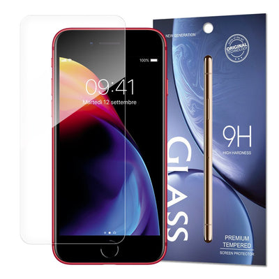 Tempered Glass 9H tempered glass iPhone SE 2022 / SE 2020 / iPhone 8 / iPhone 7 / iPhone 6S / iPhone 6 (packaging - envelope)