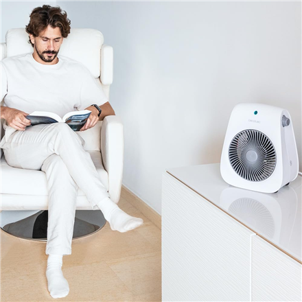 Cecotec ReadyWarm 2000 Max Force White | Fan heater | 2000 W | Number of power levels 2 | Suitable for rooms up to 20 m²