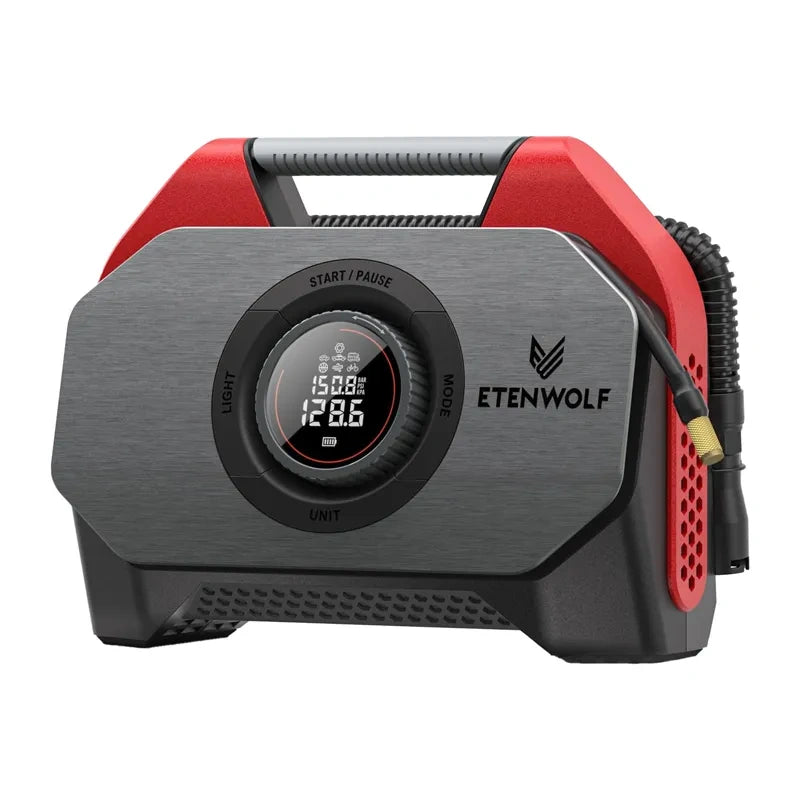 Etenwolf S6 SE Car Air Compressor, 11.03 bar, 15,600 mAh (red) - Image 1