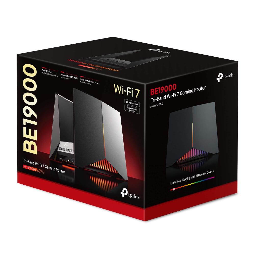 Wireless Router TP-LINK Router 19000 Mbps LAN \ WAN ports 2 ARCHERGE800