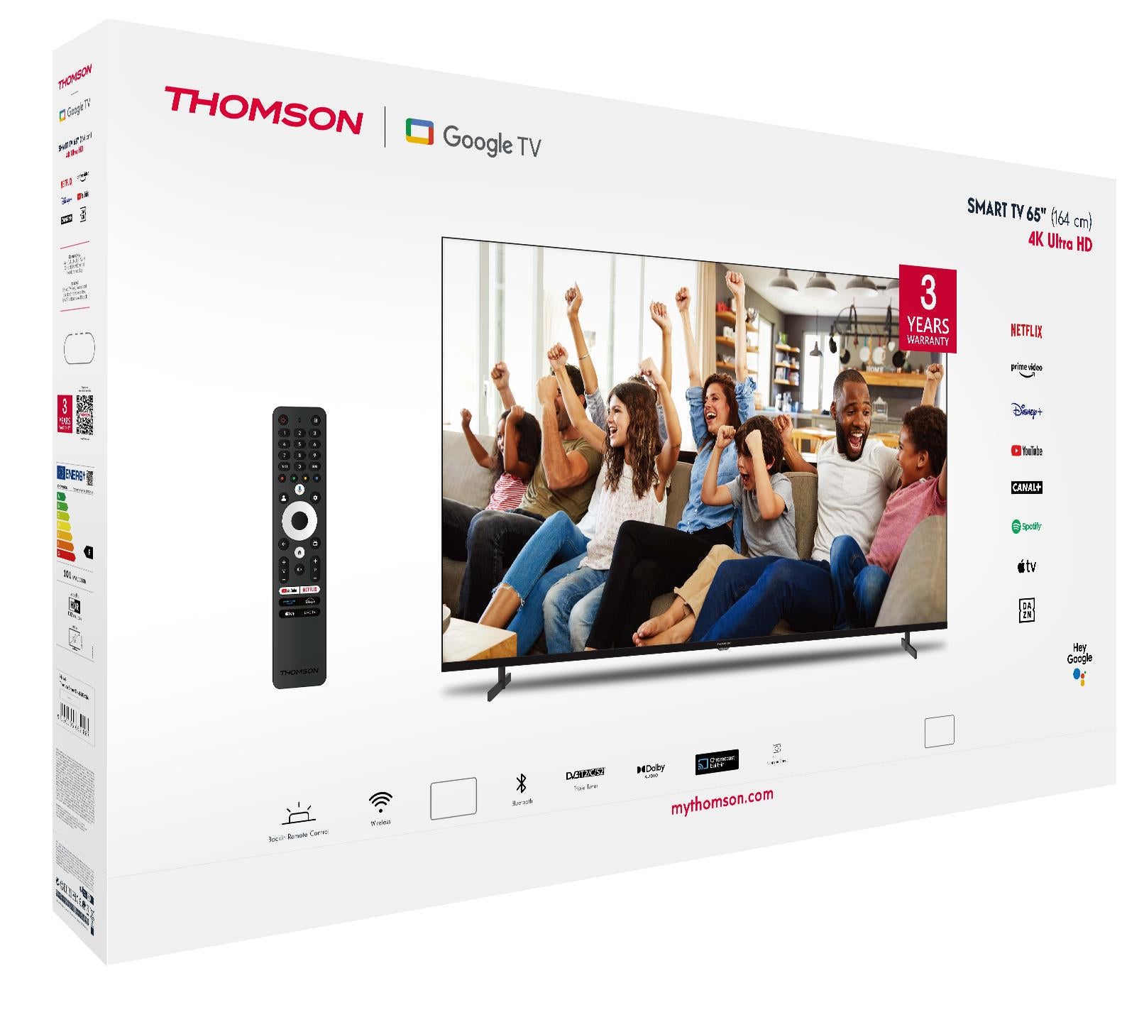 TV Set THOMSON 65 " 4K Ultra HD 3840 x 2160 pixels Flat 16:9 LED 65UG4S14