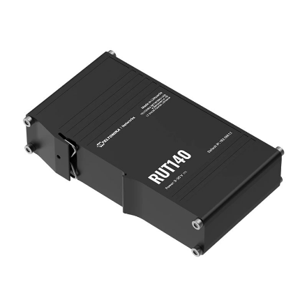 Ethernet Router | RUT140 | 802.11n | 10/100 Mbit/s | Ethernet LAN (RJ-45) ports 1 | Mesh Support Yes | MU-MiMO No | No m