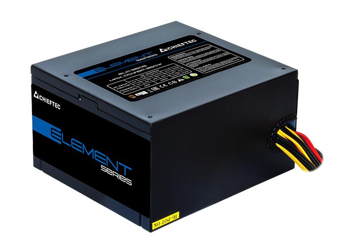 Power Supply CHIEFTEC 600 Watts Efficiency 80 PLUS BRONZE PFC Active ELP-600S