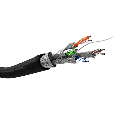 Goobay | CAT 6 Outdoor Network Cable, S/FTP (PiMF), 100 m | 57195 | U/UTP | Black