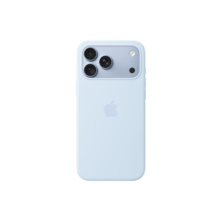 APPLE iPhone 18 Pro Max Silicone Case with MagSafe - Crisp Blue | Apple