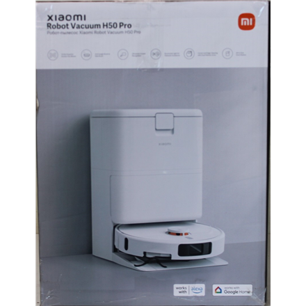 SALE OUT. Xiaomi Robot Vacuum H50 Pro EU | Xiaomi Robot Vacuum H50 Pro EU | Wet&Dry | 5200 mAh | 15000 Pa | White | DAMA