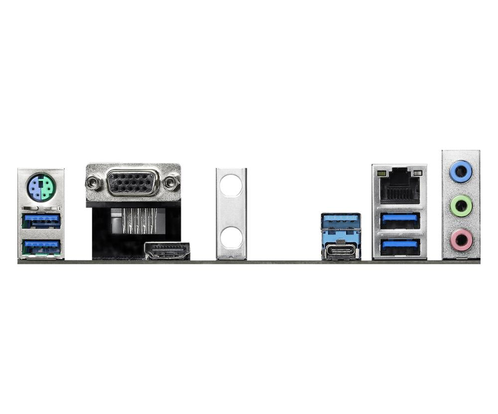 Mainboard ASROCK AMD B550 SAM4 ATX 2xPCI-Express 3.0 1x 1xPCI-Express 3.0 16x 2xM.2 1xPCI-Express 4.0 16x Memory DDR4 Memory slots 4 1x15pin D-sub 1xHDMI 1xUSB type C 5xUSB 3.2 1xPS/2 1xRJ45 3xAudio port B550PRO4