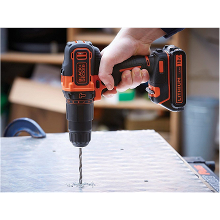 BLACK & DECKER Impact driver-drill | BDCHD18K-QW | 18 V | 1.5 Ah | Li-Ion
