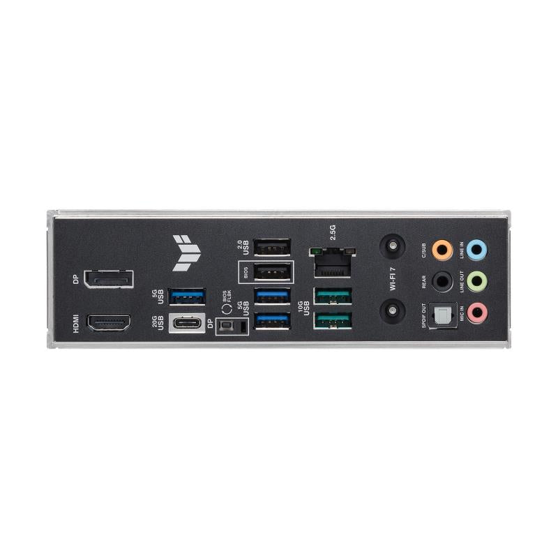 Mainboard ASUS Intel B860 Express LGA1851 ATX Memory DDR5 Memory slots 4 1xPCI-Express 4.0 1x 1xPCI-Express 4.0 16x 1xPCI-Express 5.0 16x 3xM.2 1xHDMI 1xDisplayPort 2xUSB 2.0 3xUSB 3.0 2xUSB 3.2 1xUSB-C 1xOptical S/PDIF 1xRJ45 5xAudio port