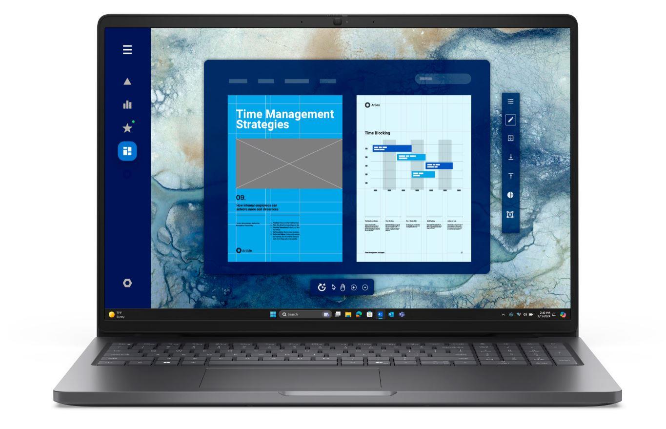 Notebook DELL Pro Pro 16 (PC16250) CPU Core 5 120U 1400 MHz 16" RAM 8GB DDR5 5600 MHz SSD 512GB Intel graphics Integrated ENG Windows 11 Pro 1.94 kg BTO006_PC16250_EMEA