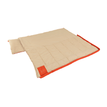 Outwell Contour Lux Red | Sleeping Bag | 220 x 85 cm | -19 to 15 °C | Right Zipper