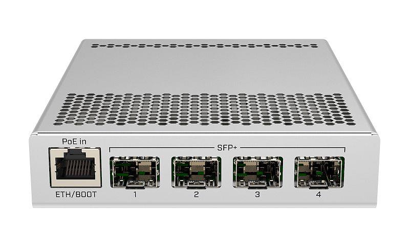 Switch MIKROTIK 1x10Base-T / 100Base-TX / 1000Base-T 4xSFP+ PoE ports 1 CRS305-1G-4S+IN
