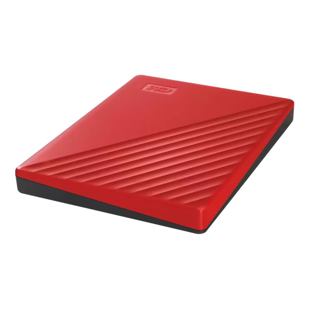 External HDD WESTERN DIGITAL My Passport 2TB USB 2.0 USB 3.0 USB 3.2 Colour Red WDBYVG0020BRD-WESN
