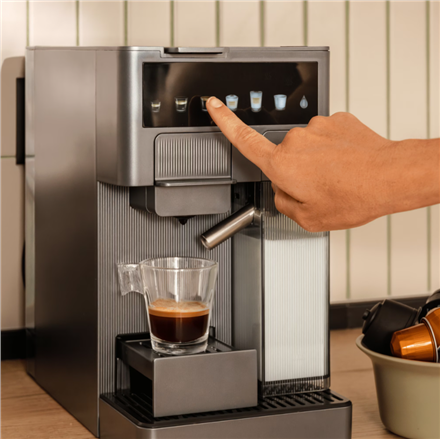 Cecotec Coffee machine | FreeStyle Latte T | Pump pressure 20 bar | Built-in milk frother | Automatic | Grey | 1350 W