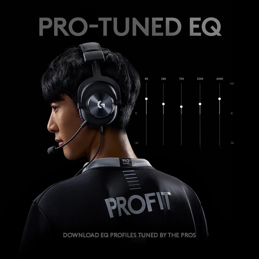 HEADSET PRO X GAMING/BLACK 981-000818 LOGITECH