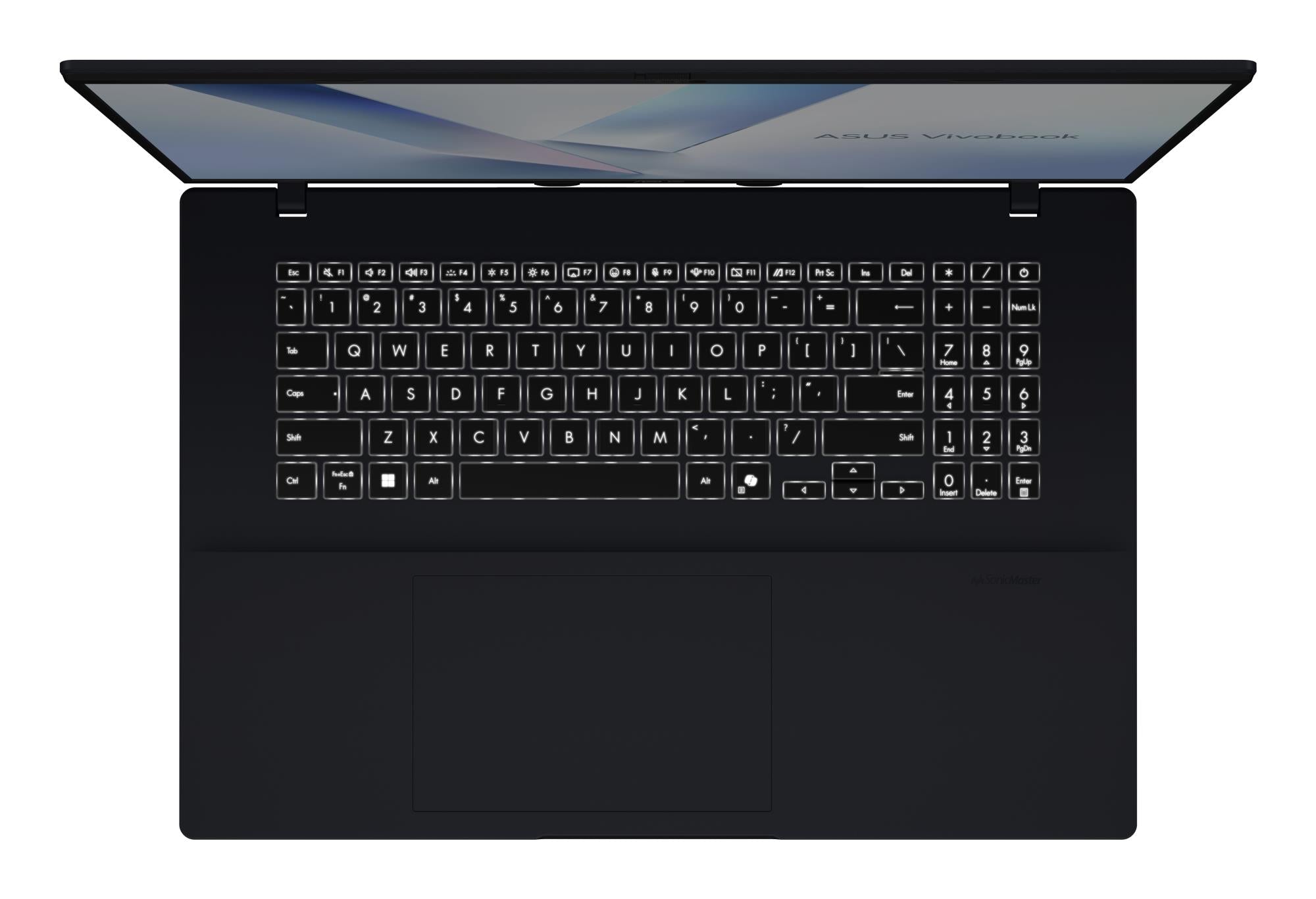 Notebook ASUS VivoBook Series 18 M1807HA-S8033W CPU Ryzen 7 260 3800 MHz 18.4" 1920x1200 RAM 16GB DDR5 SSD 1TB AMD Radeon Graphics Integrated ENG Windows 11 Home Blue 2.6 kg 90NB15P1-M001C0