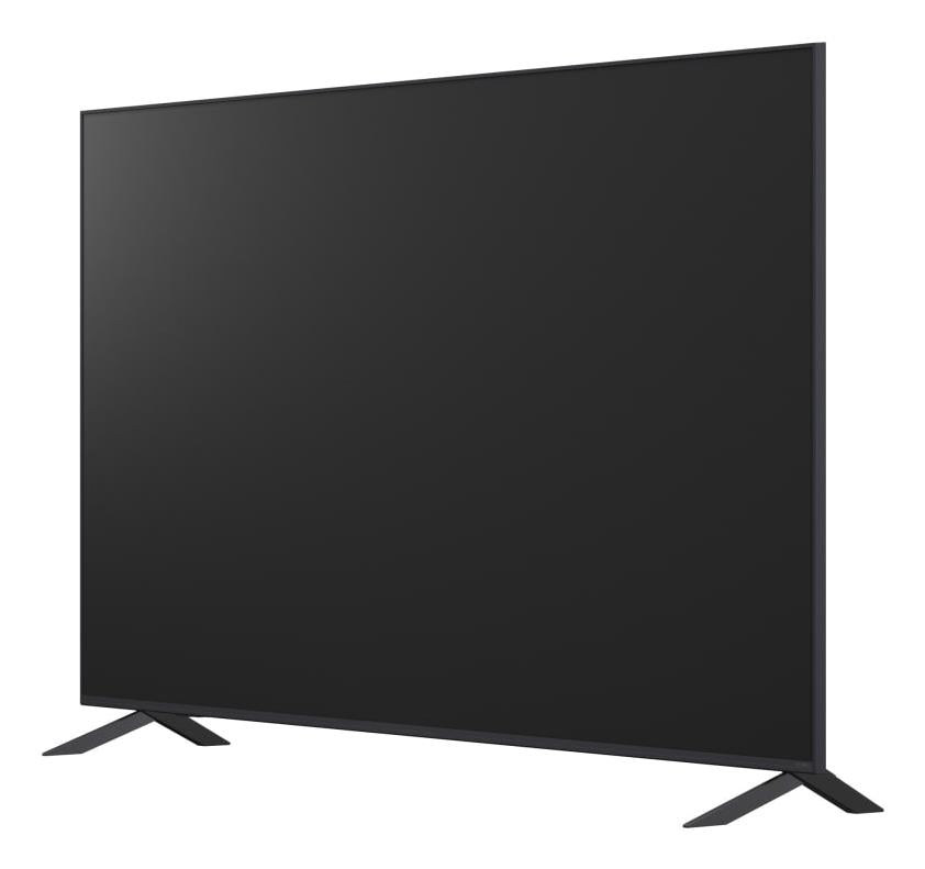 TV Set LG 75" 4K/Smart 3840x2160 Wireless LAN Bluetooth webOS Black 75QNED82A3B