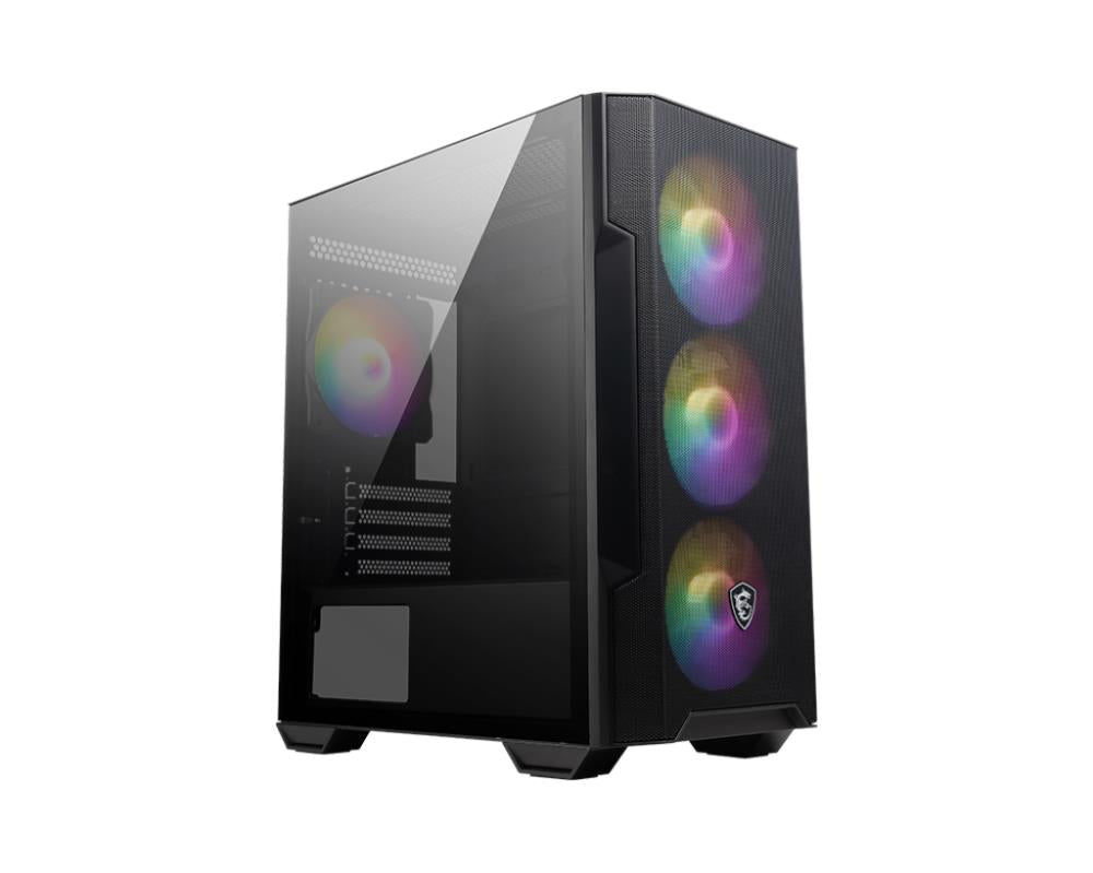 Case MSI MAG FORGE M100R Micro Not included MicroATX MiniITX Colour Black MAGFORGEM100R